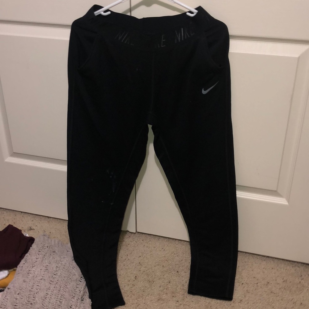 Nike black joggers